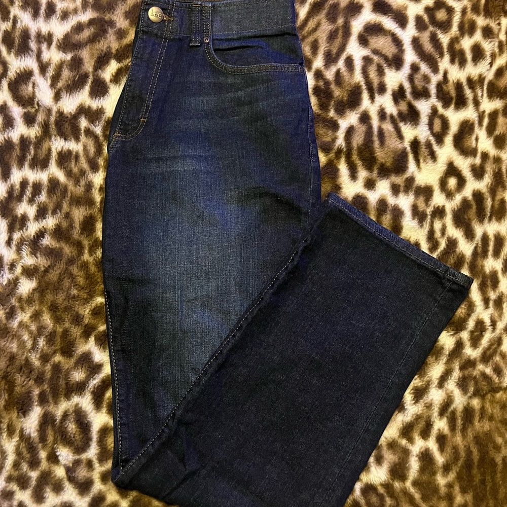 Lee Men's Deep Indigo Straight Denim Jeans